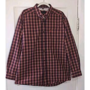 Ariat Pro Series Men's L Button Down Shirt Sun Moisture Long Sleeve (879)